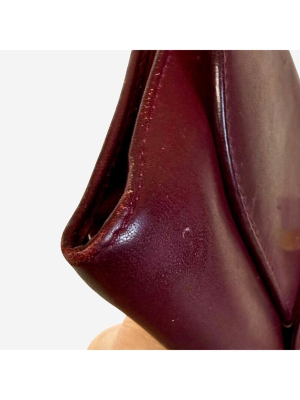 Vintage Gucci Burgundy Leather Continental Wallet Clutch 1970s/80s *read* - Picture 16 of 16
